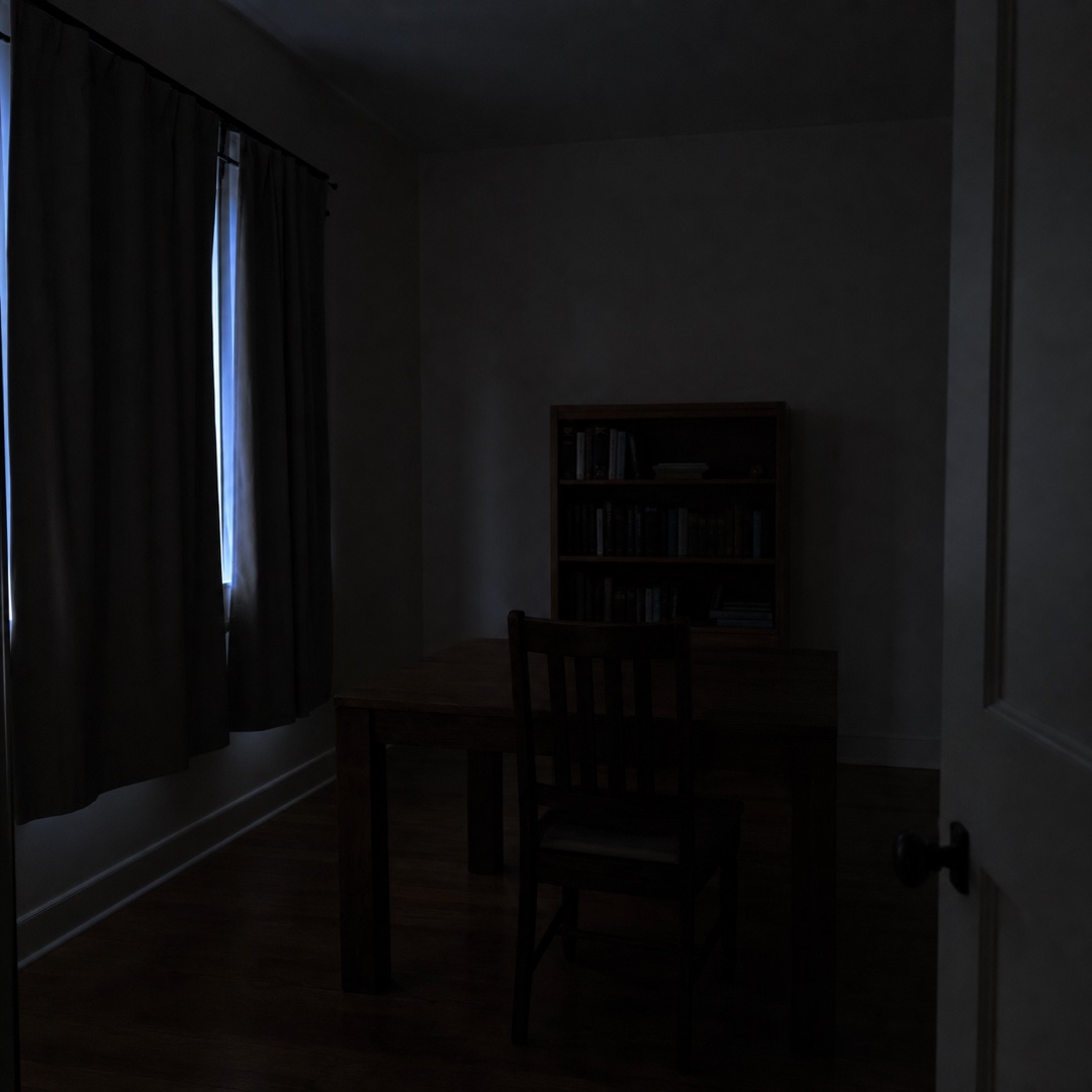 暗いのイラスト